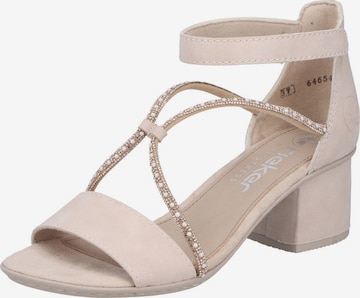 RiekerSandale s remenčićima - roza boja: prednji dio