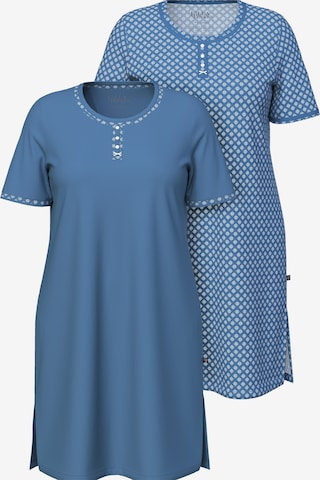 Ulla Popken Nachthemd in Blau: Vorderseite
