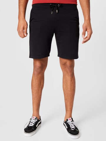 GANT Regular Pants 'Original' in Black: front