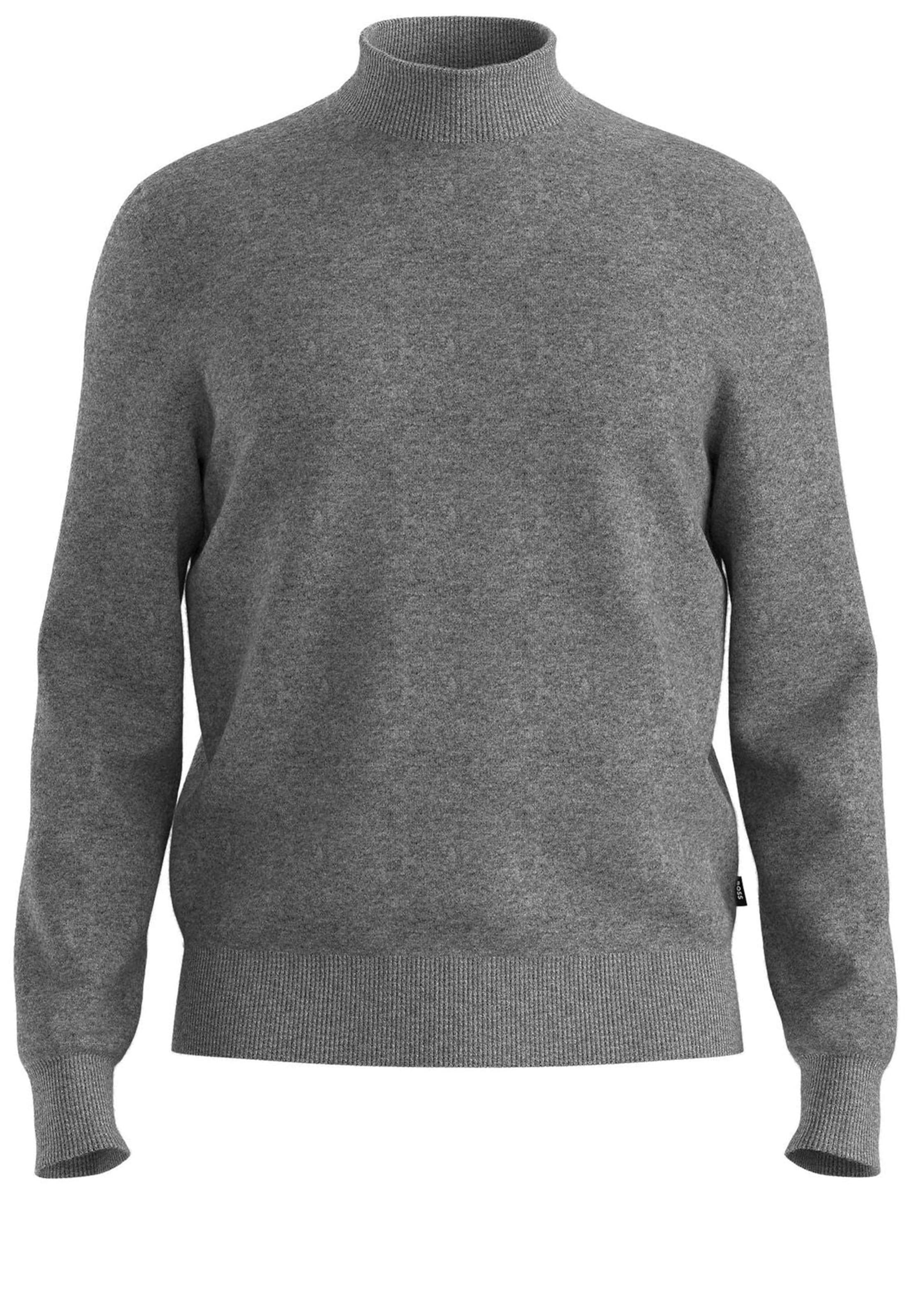 BOSS Sweater 'Bjarno' in Grey: front