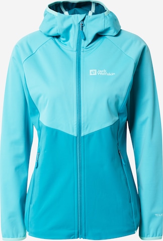 JACK WOLFSKIN Outdoorjas in Blauw: voorkant