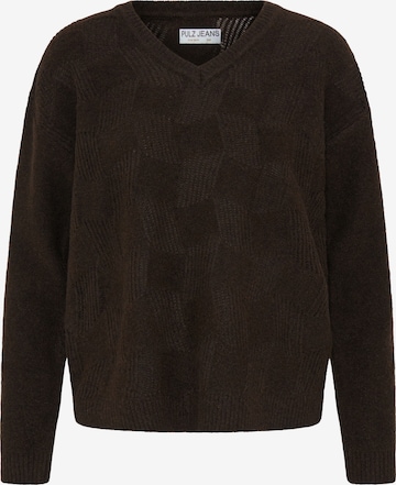 Pull-over Pulz en marron : devant