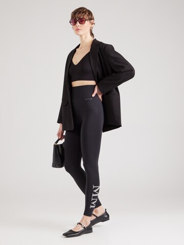 Max Mara Leisure Regular Leggings 'AZULENE' in Black