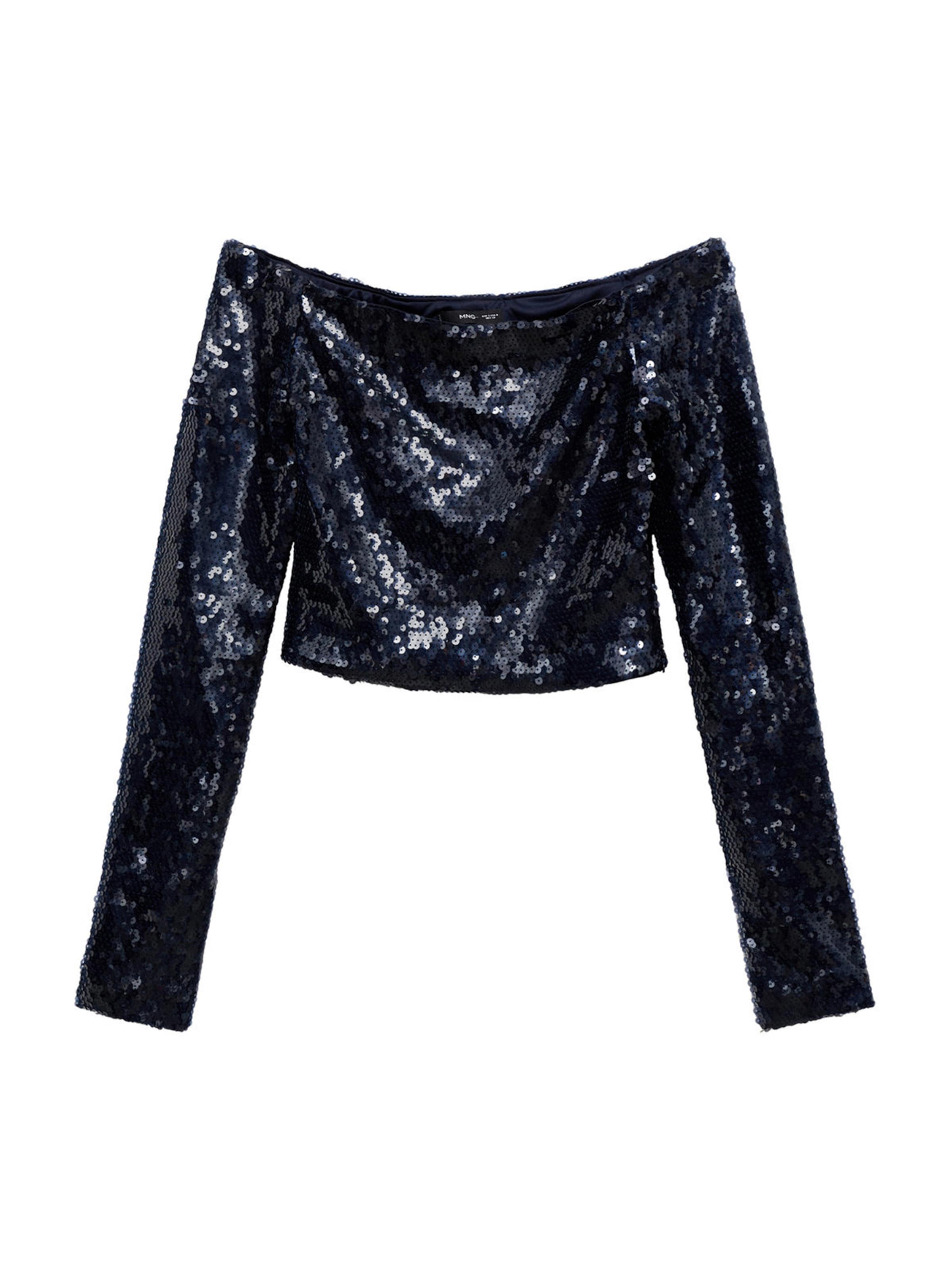 MANGO Blouse 'Arlet' in Blue: front