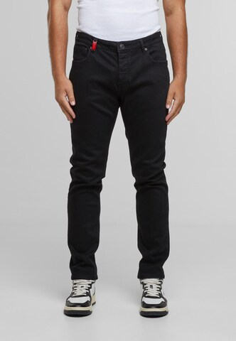 2Y Premium Slimfit Jeans 'Alejandro' in Zwart: voorkant