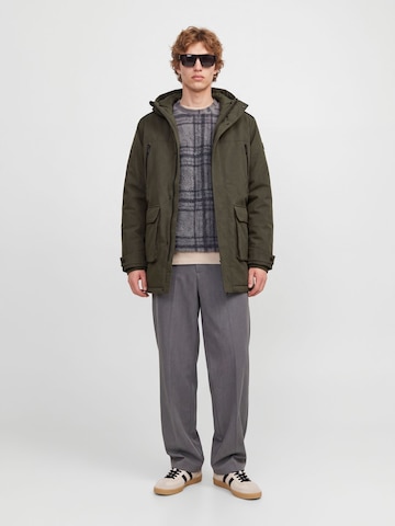 JACK & JONES Tussenparka 'JJClark' in Groen