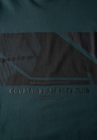 Street One MEN T-Shirt mit Print in Grün