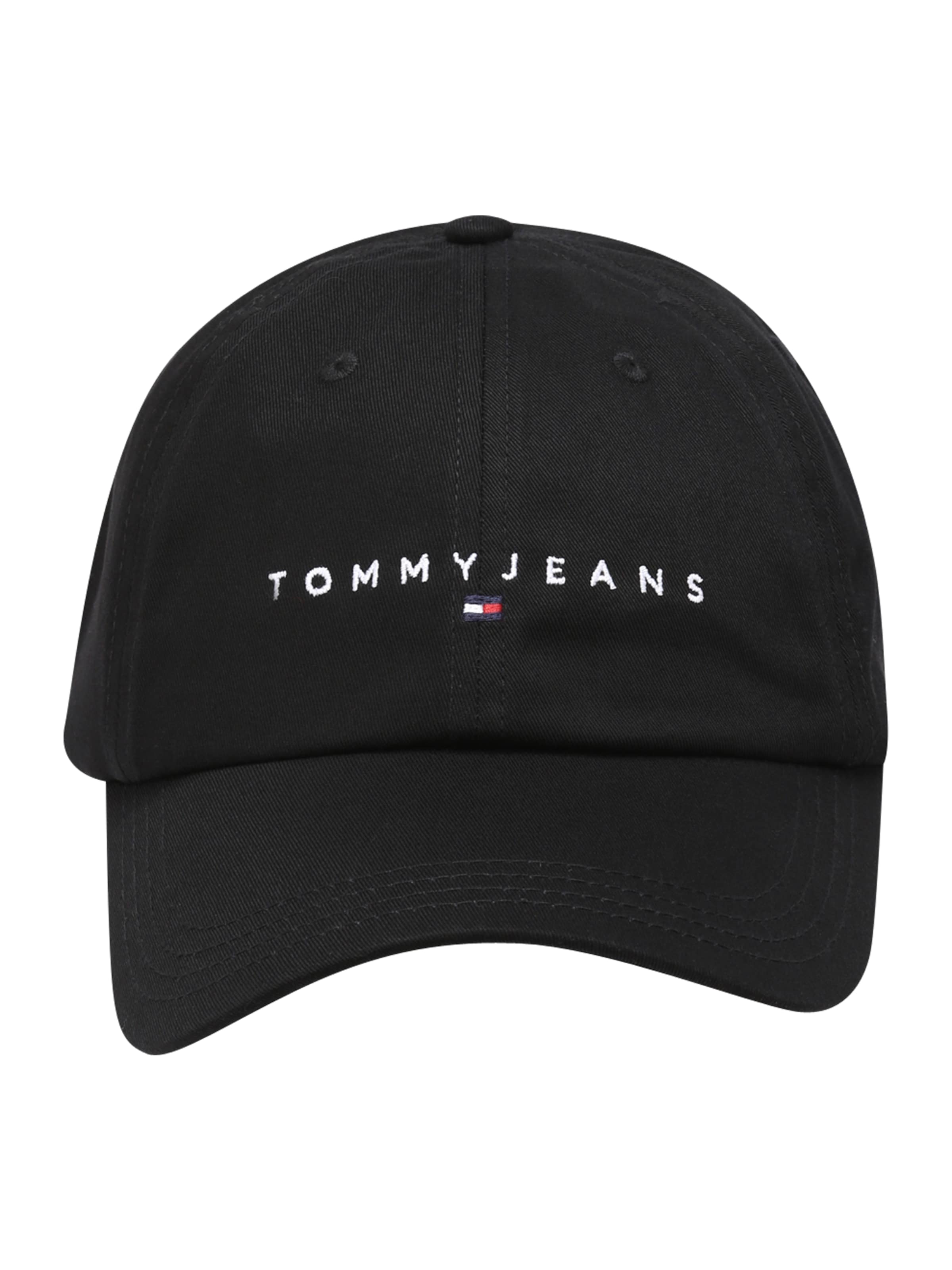Tommy Jeans Hætte 'LINEAR' i sort