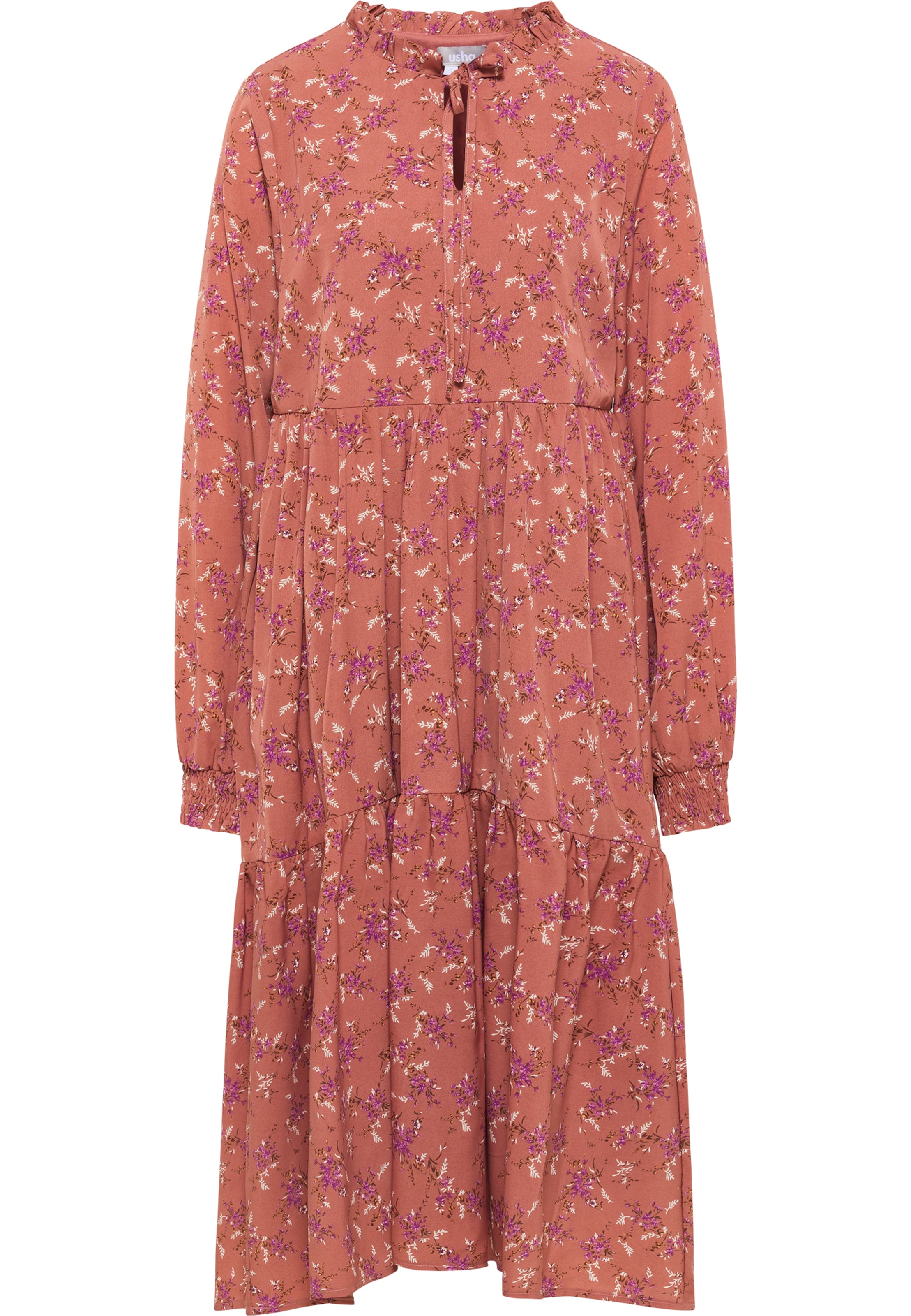 Usha Šaty - Ružová: predná strana