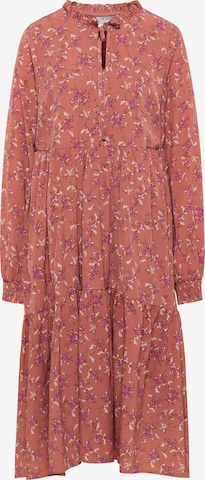 Robe-chemise Usha en rose : devant