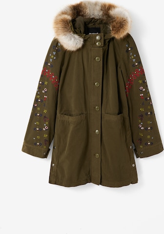 Desigual Winterparka in Groen: voorkant