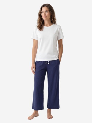 Mey Pyjama 'Solid Love'‌‌‌‌ in Blau: Vorderseite