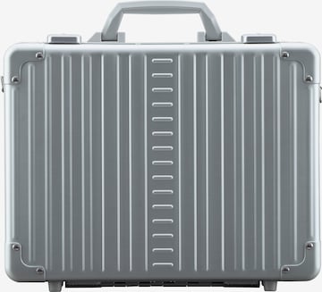 Aleon Briefcase in Silver: front