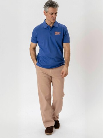 Regular fit Camicia ' Polo ' di TEESHOPPEN in blu