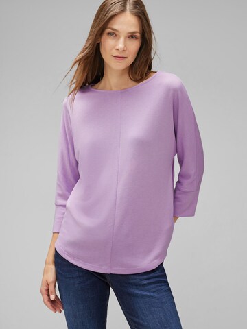 STREET ONE Shirt in Lila: Vorderseite