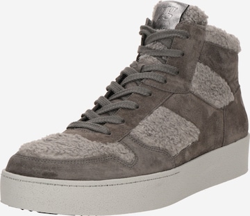 Sneaker alta di Paul Green in grigio: frontale