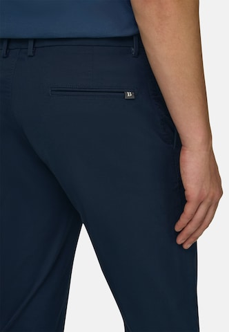 Coupe slim Pantalon chino Boggi Milano en bleu