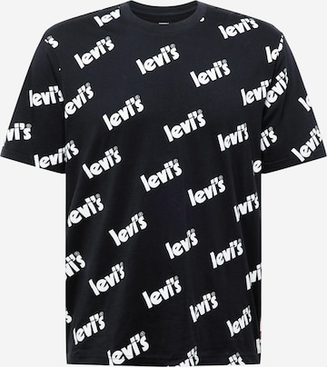 LEVI'S ® Koszulka 'SS Relaxed Fit Tee' w kolorze czarny: przód