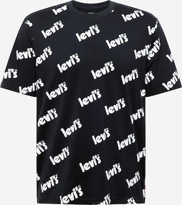 T-Shirt 'SS Relaxed Fit Tee' LEVI'S ® en noir : devant