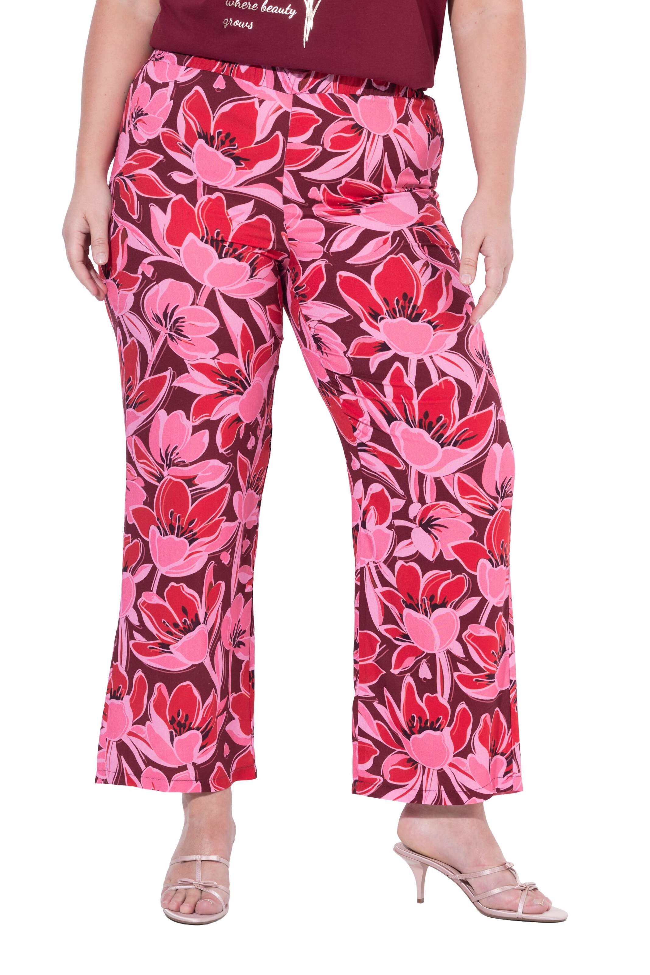 MIAMODA Wide leg Trousers in Mixed colours: front