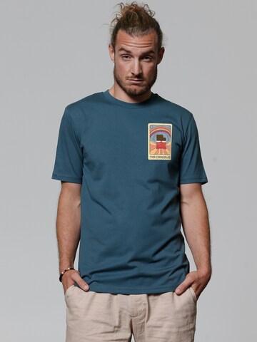 T-Shirt 'Tarot The Chocolate' Watapparel en bleu : devant