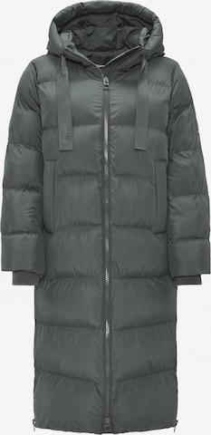 OPUS Zimní kabát 'Habine' – zelená: přední strana