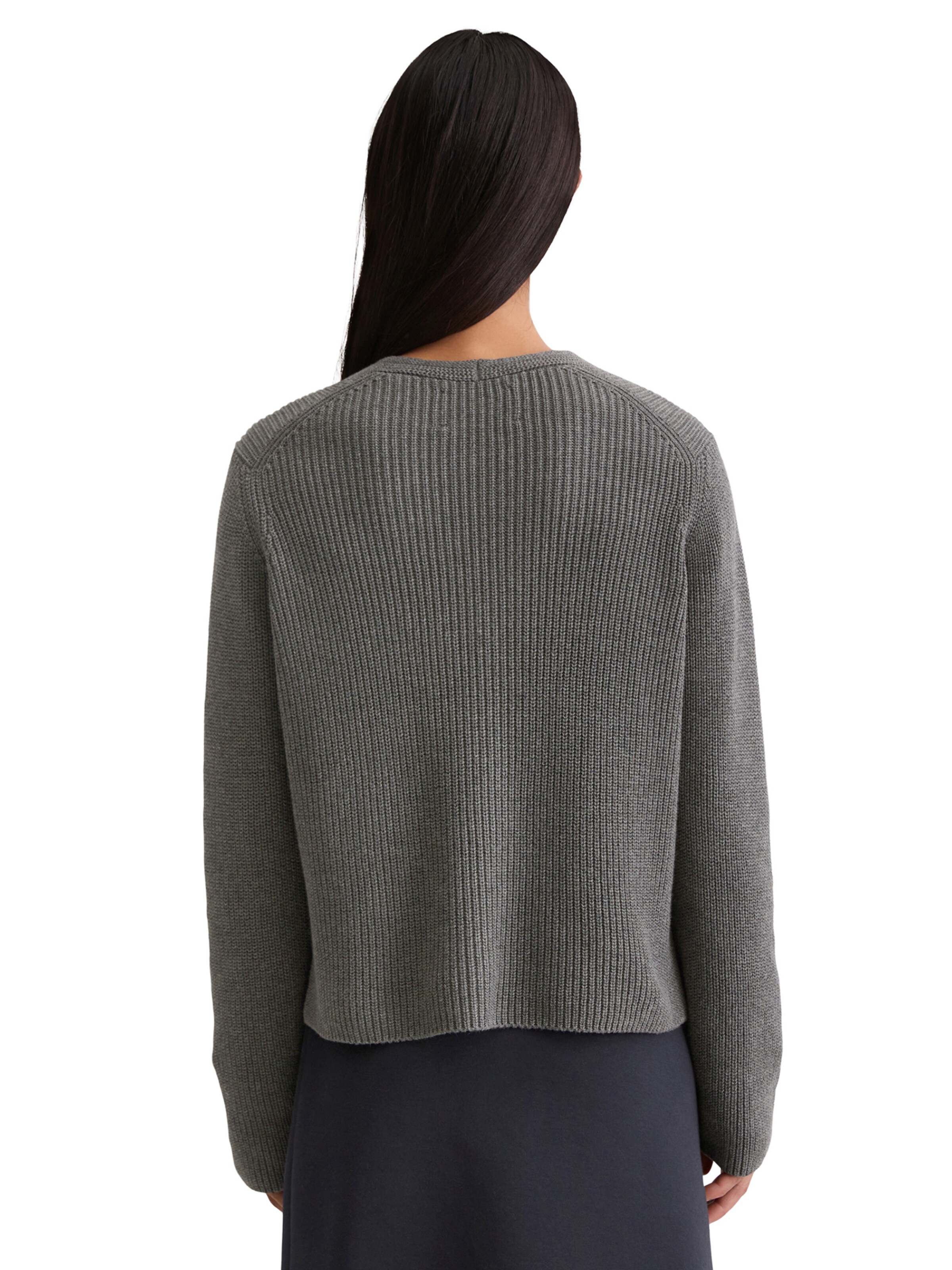 Marc O'Polo Вязаная кофта в Серый