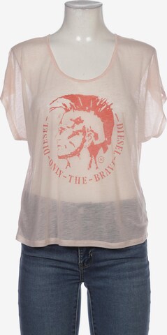 DIESEL T-Shirt M in Pink: predná strana