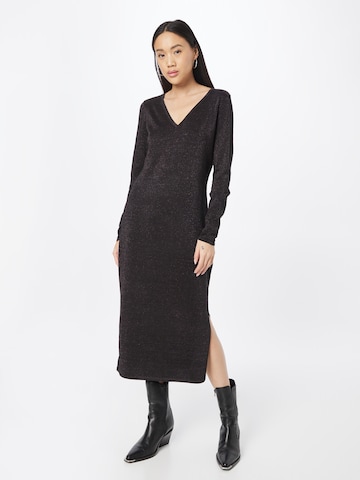 Esprit CollectionPletena haljina - crna boja: prednji dio
