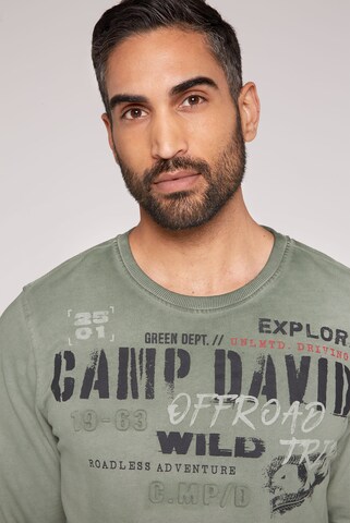 CAMP DAVID Sweatshirt in Green