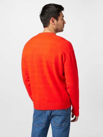 Pull-over Calvin Klein en rouge