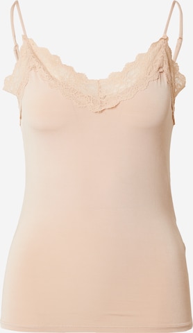 OBJECT Top 'Leena' - Béžová: predná strana