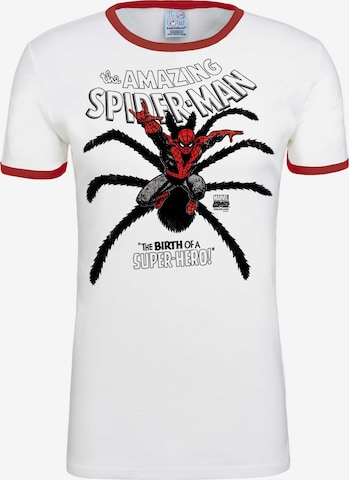 LOGOSHIRT T-Shirt 'Spider-Man' in Mischfarben: predná strana