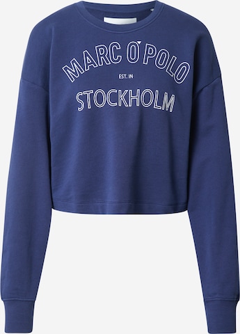 Marc O'Polo Sweatshirt in Blue: front