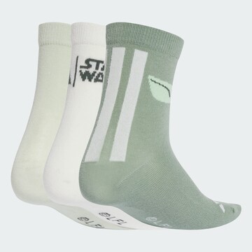 Chaussettes 'Star Wars Mandalorian' ADIDAS SPORTSWEAR en vert
