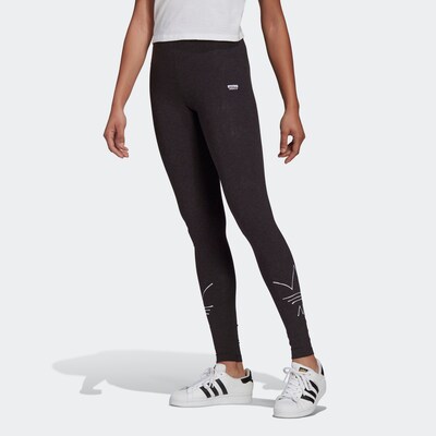 ADIDAS ORIGINALS Legíny 'R.Y.V.' - černý melír / bílá, Model/ka