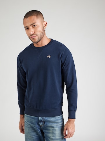 La Martina Μπλούζα φούτερ σε μπλε: μπροστά