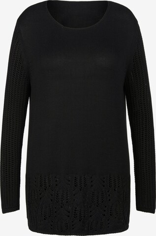 Emilia Lay Sweater in Black: front