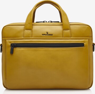 Castelijn & Beerens Document Bag in Yellow: front