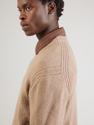 JACK & JONES Sweater 'JCOPOINT' in Beige