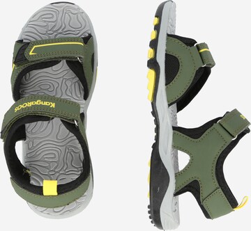 KangaROOS Odprti čevlji 'Mont' | zelena barva