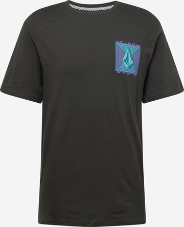 T-Shirt 'Coded' Volcom en marron : devant