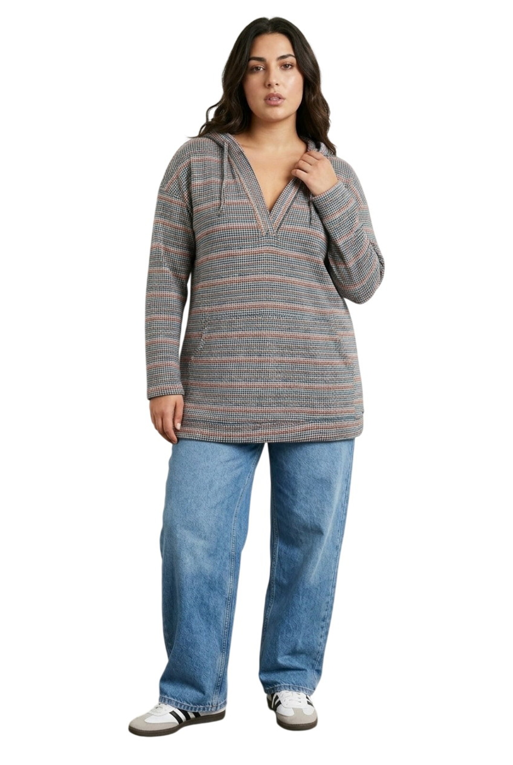 Sweat-shirt Stil Diva en mélange de couleurs : devant