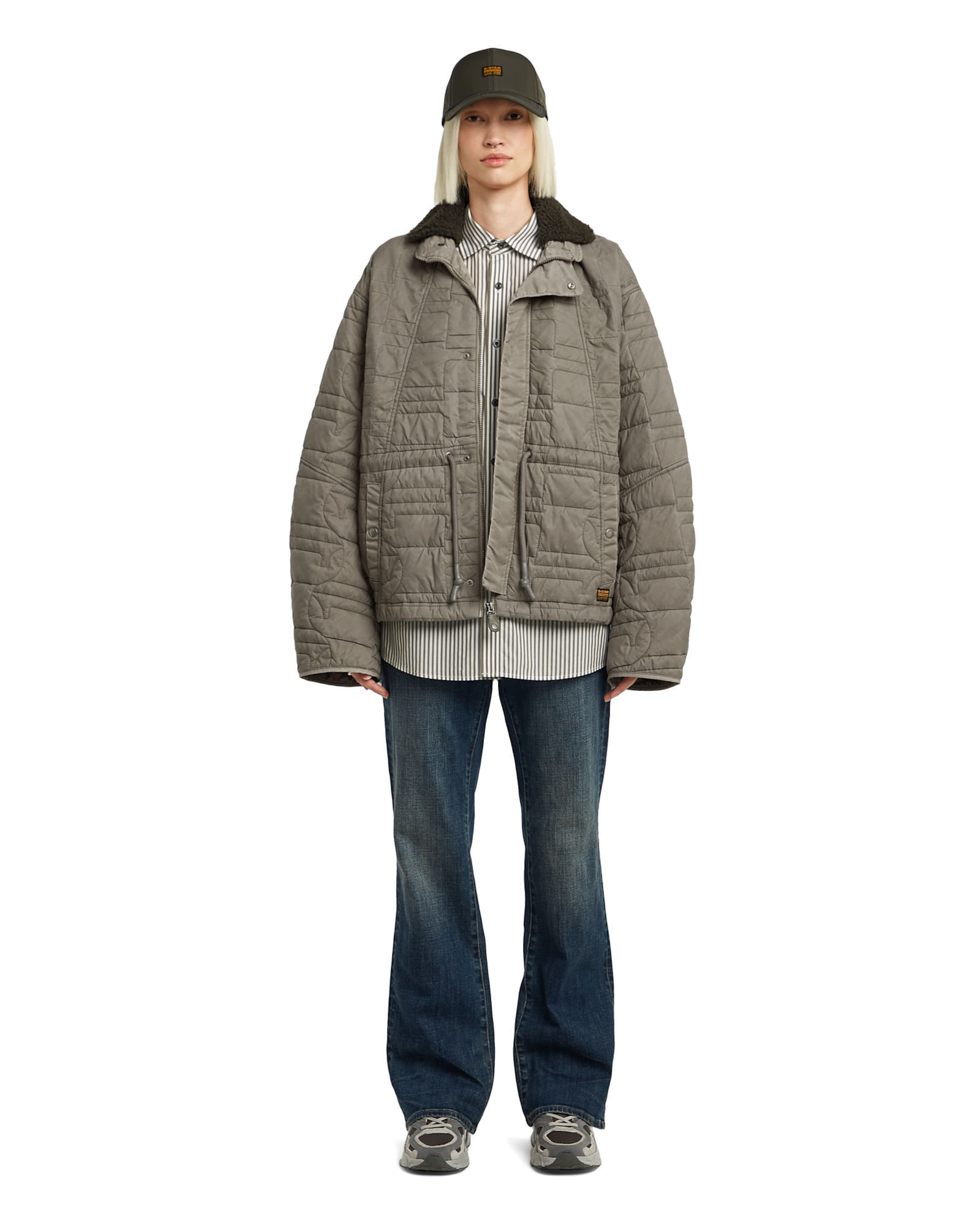 G-STAR Steppjacke in Grau