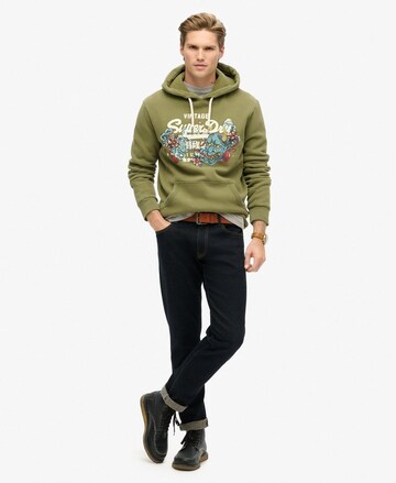 Sweat-shirt 'Tokyo' Superdry en vert