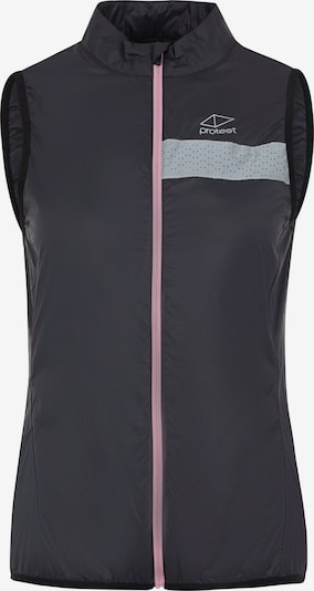 PROTEST Athletic Jacket 'PRTPRAZ' in L in Black denim, Item view