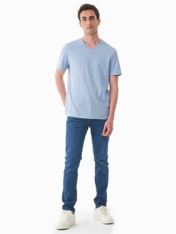 Organication T-Shirt in Blau