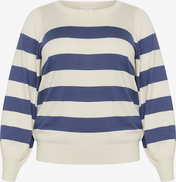 Pullover 'Malia' di KAFFE CURVE in colori misti: frontale