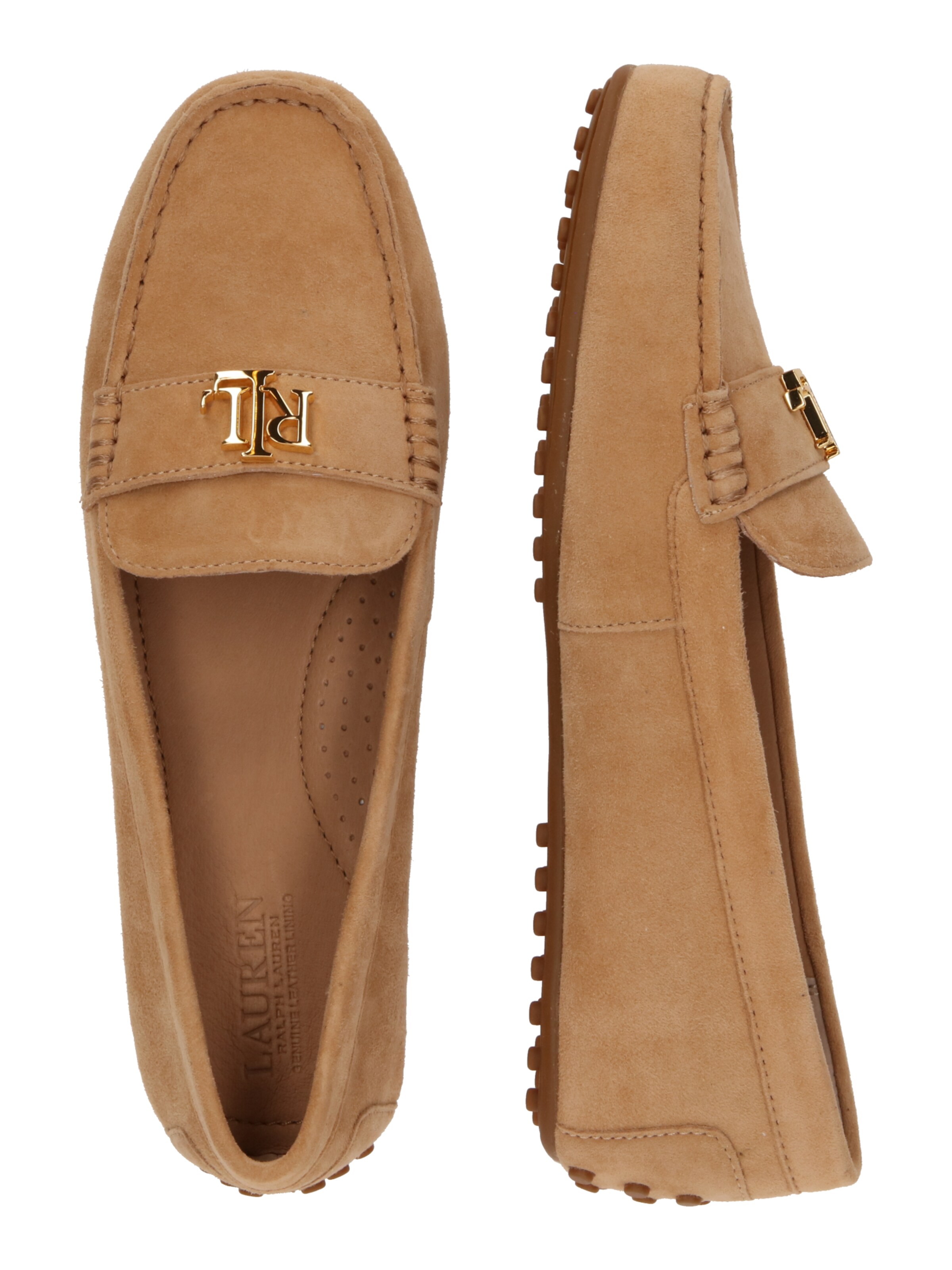 Lauren Ralph Lauren Μοκασίνι 'BARNSBURY' σε καφέ