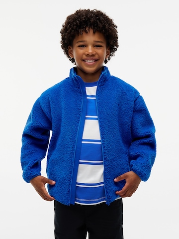 TOMMY HILFIGER Fleece jas in Blauw